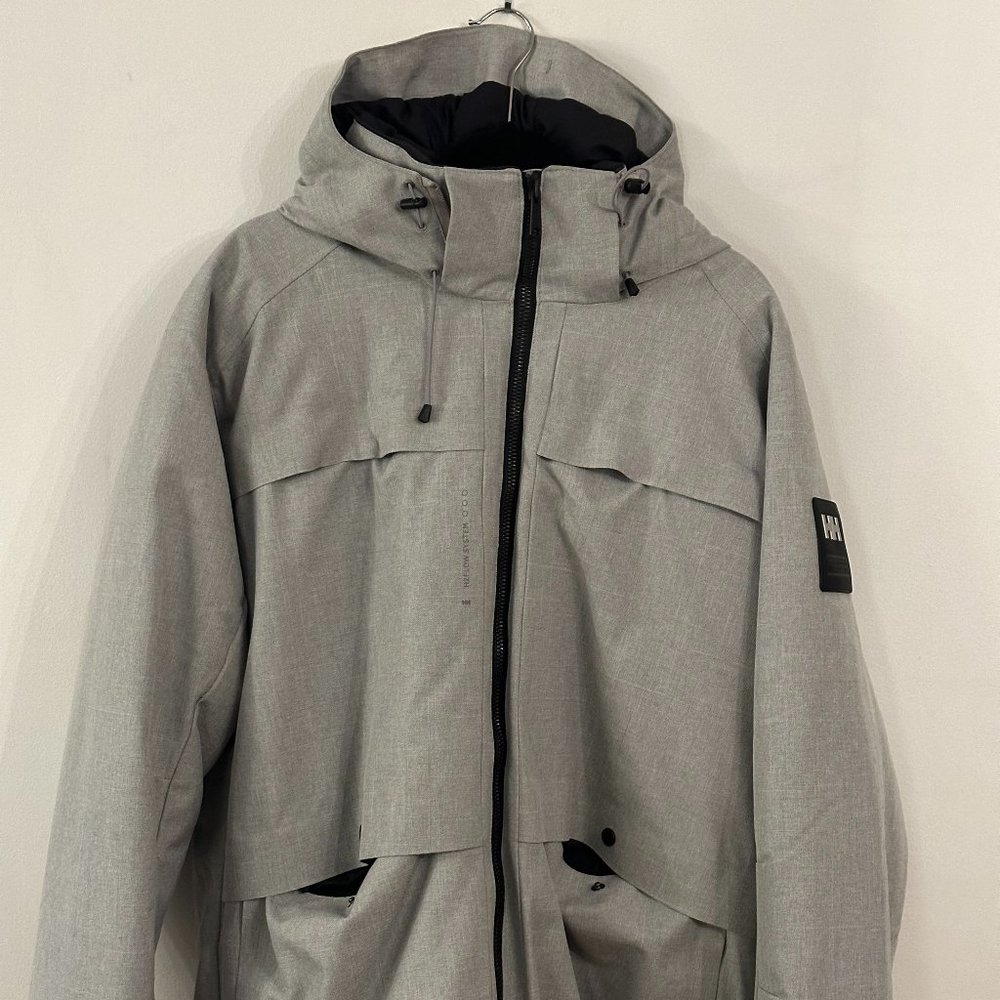 Men's Grey Helly Hansen Winter Parka (Size XXL)